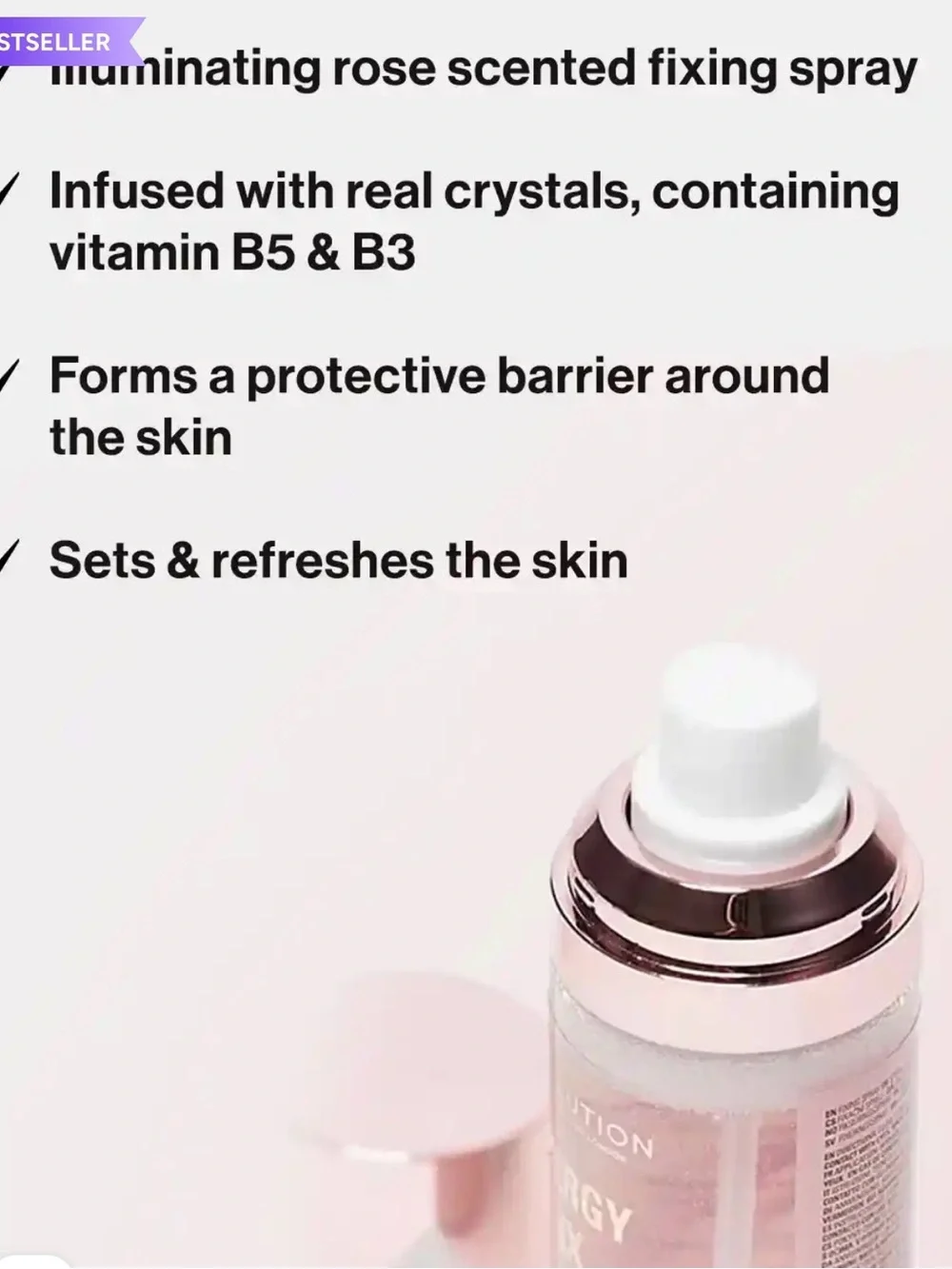 Makeup Revolution Crystal Aura Fixing Spray